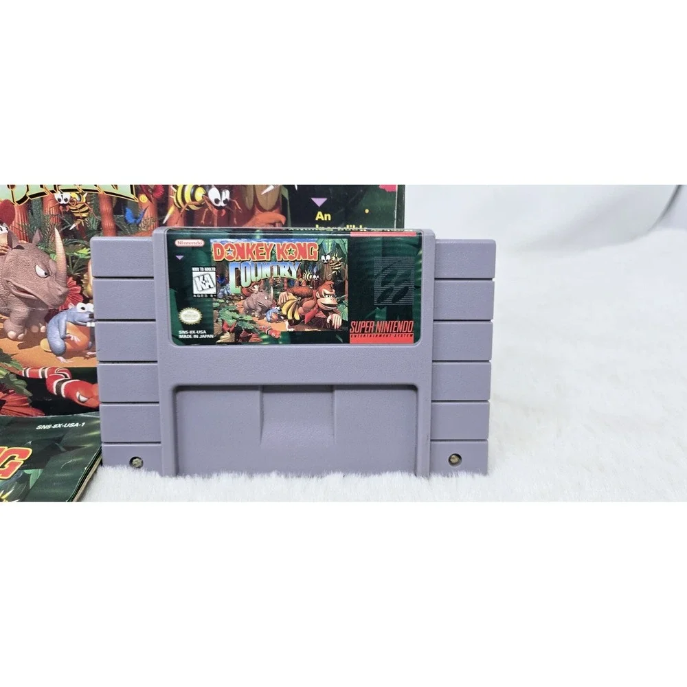 Donkey Kong Country SNES Super Nintendo CIB Complete‎ In Box